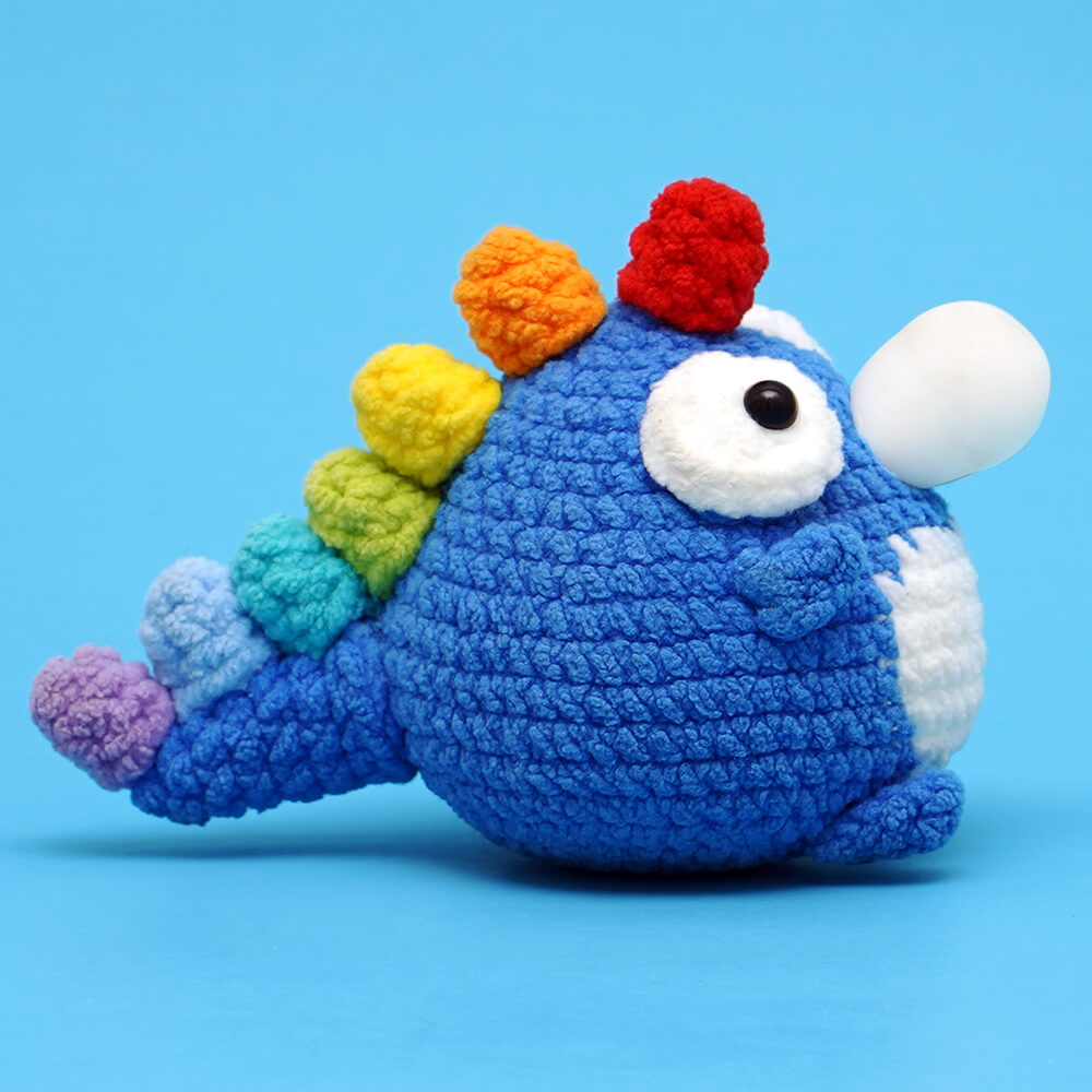 DIY Cartoon Dinosaur Crochet Kit With Crochet Hook Marker Buckle Wonderful  Gifts For Beginners - AliExpress