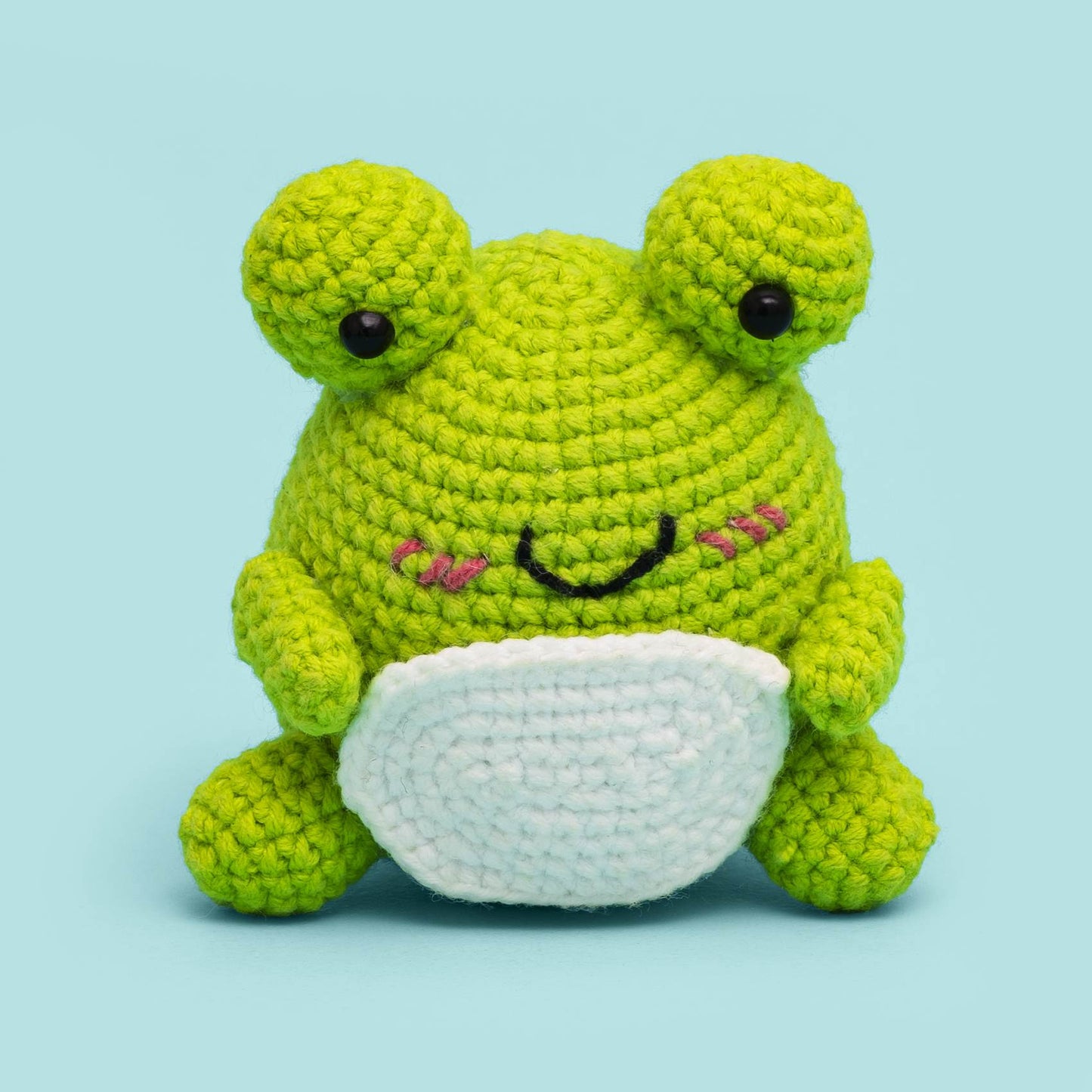 Three Pattern Animals-Owl, Penguin, Frog, Crochet Kit For Beginner