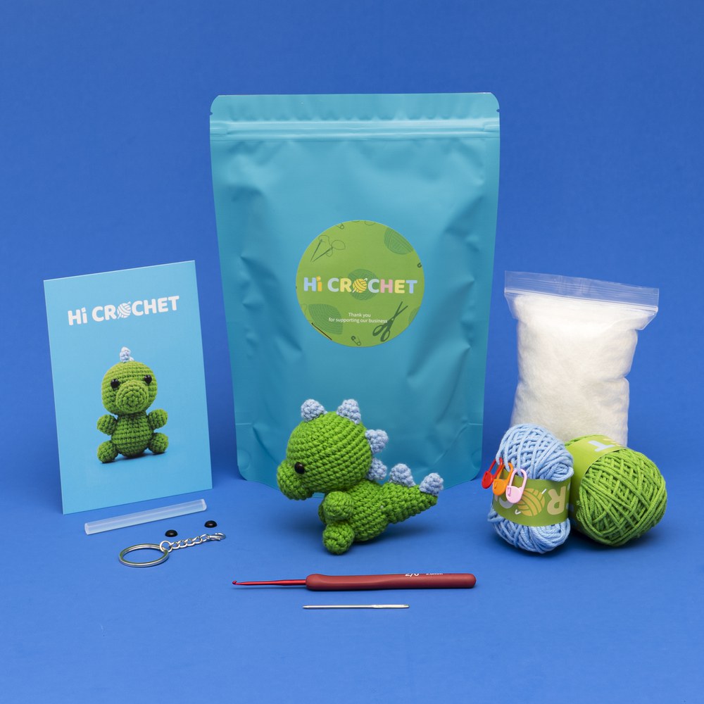 Little Dinosaur Animal Crochet Kit