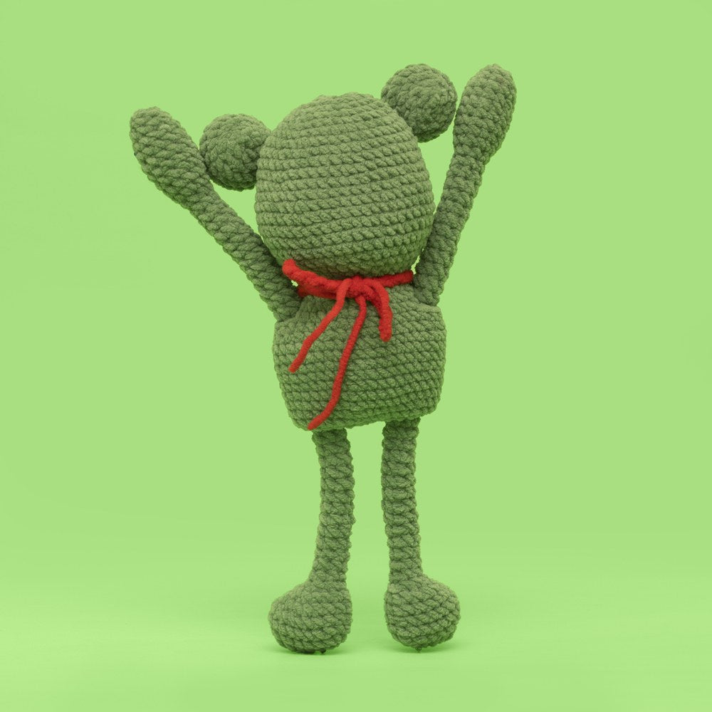 Press Bubble Animals World Stress Relief Squishy Crochet Plush Toy And Crochet Kit